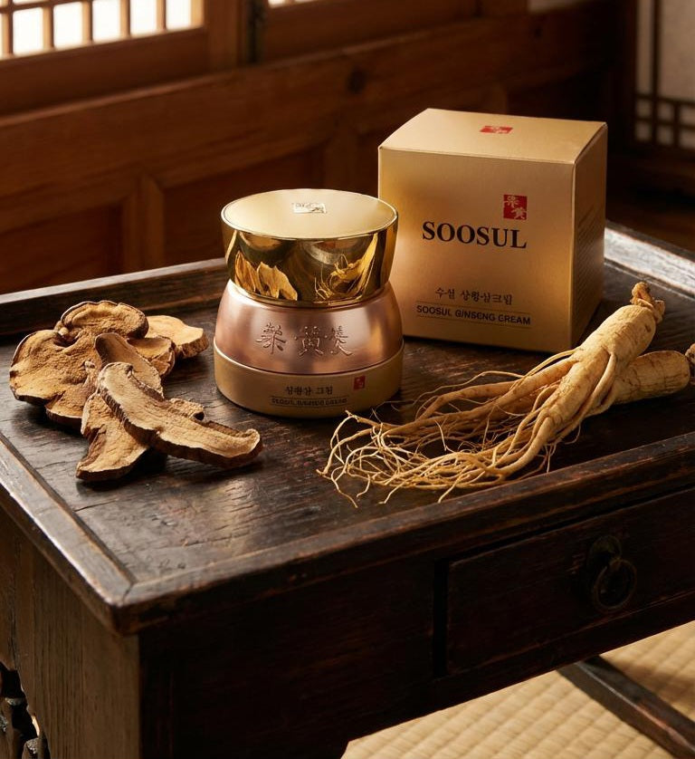 SOOSUL KREM Z KOREAŃSKIM ŻEŃ-SZENIEM i grzybem Sanghwang